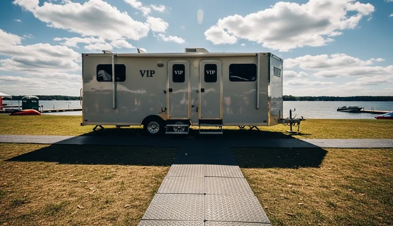 Vip Restroom Trailers services in Ellsworth.