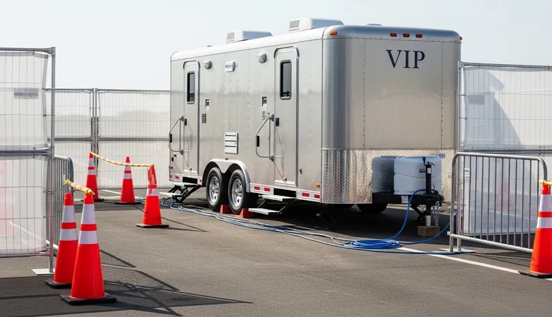 Vip Restroom Trailers services in Falmouth.