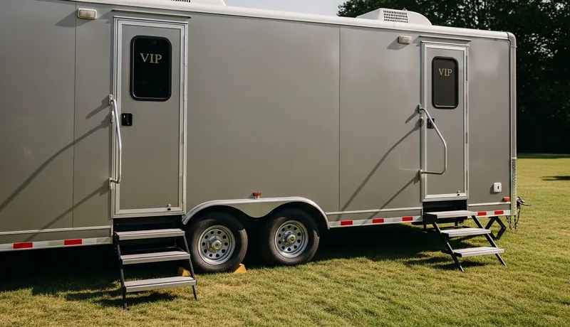 Vip Restroom Trailers services in Kansas City KS.