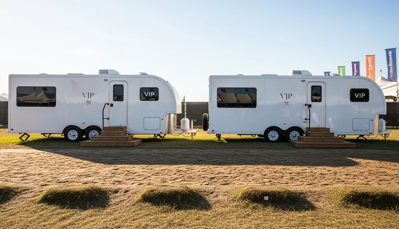 Vip Restroom Trailers services in Marion.