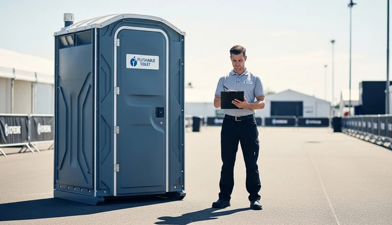 Deluxe Flushable Porta Potties services in Richmond.