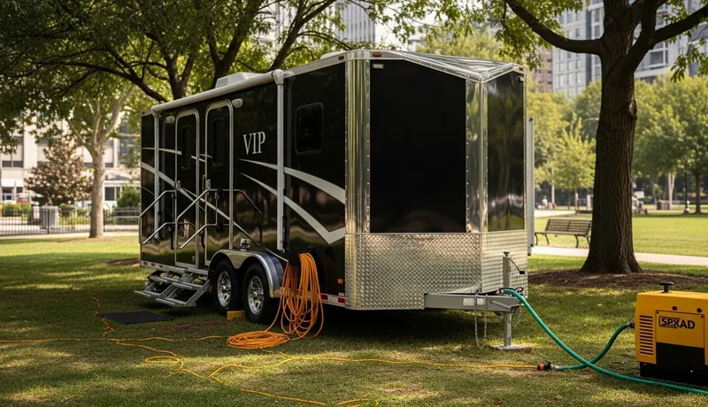 Vip Restroom Trailers services in Shreveport.