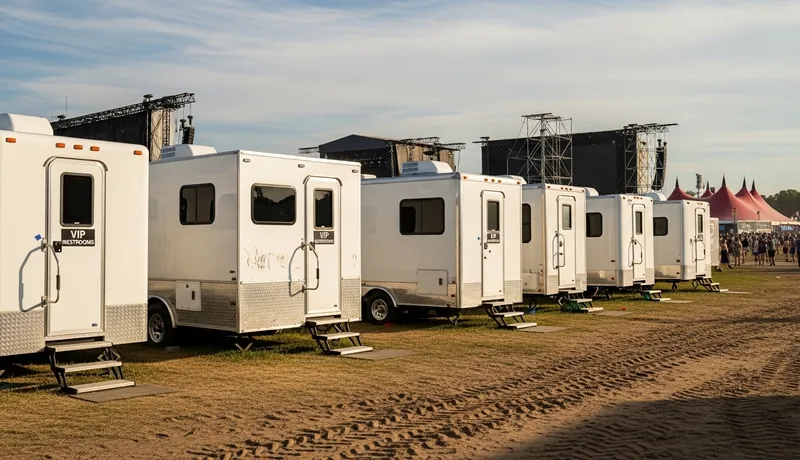 Vip Restroom Trailers services in Silver Spring.