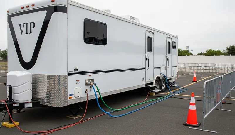 Vip Restroom Trailers services in Somerville.