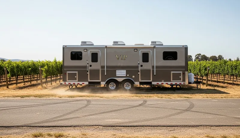 Vip Restroom Trailers services in Wichita.